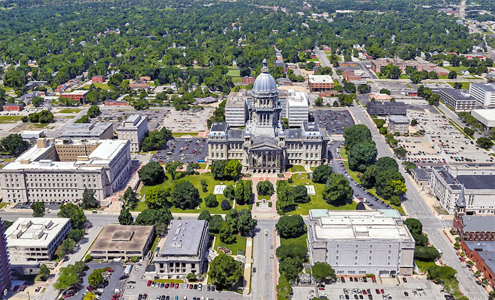 Illinois State Capitol in Springfield, Illinois