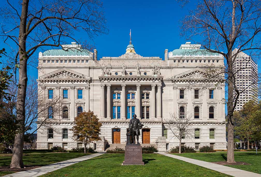 State Capitol Building of the U.S. state of Indiana Indianapolis