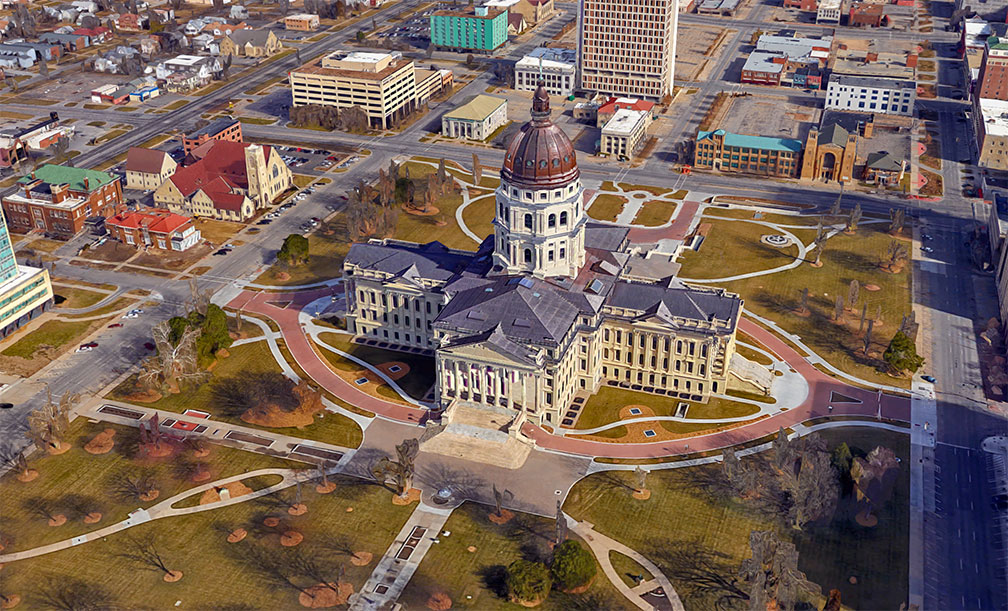 Kansas Statehouse in Topeka, Kansas