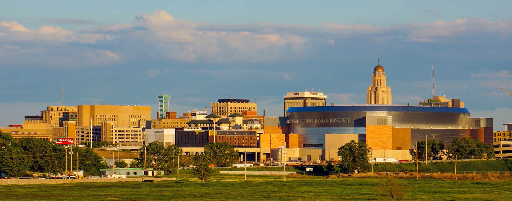 Skyline of Lincoln, capital city of Nebraska