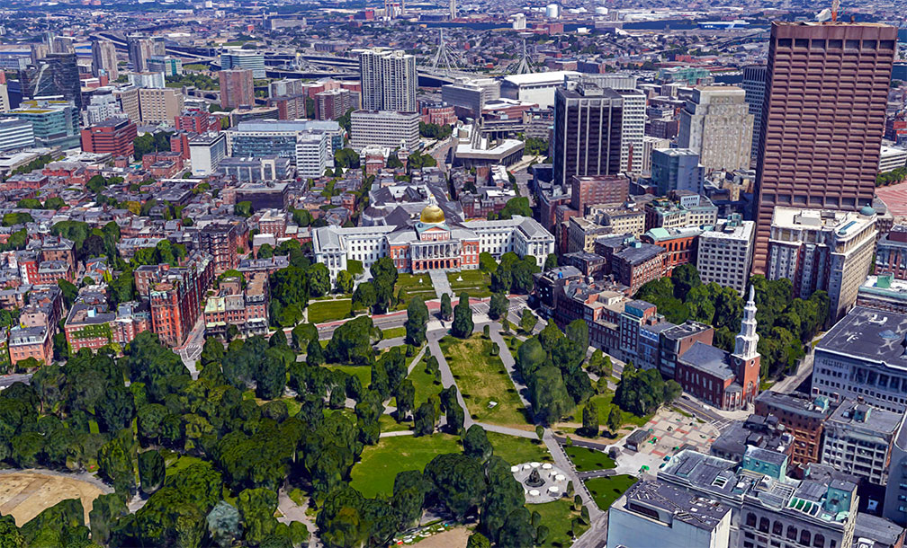 Massachusetts State House in Boston