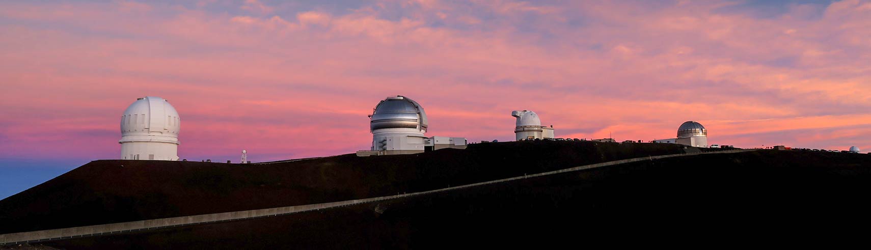 Mauna Kea Observatories on Hawaii island.