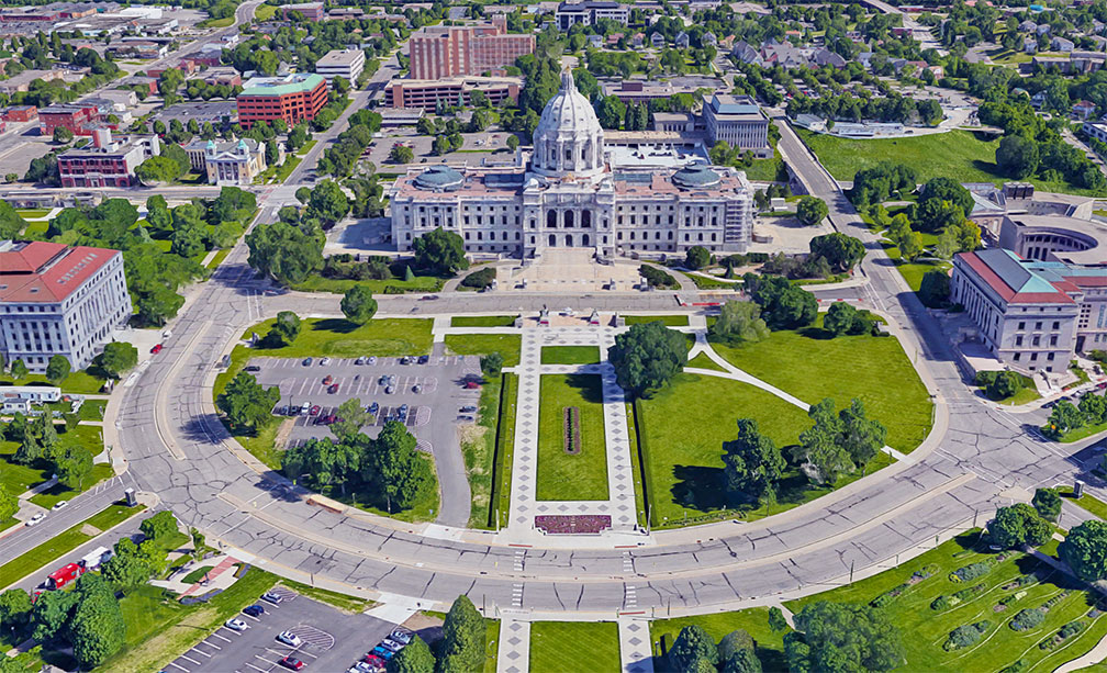 State Capitol in Minnesota's capital Saint Paul