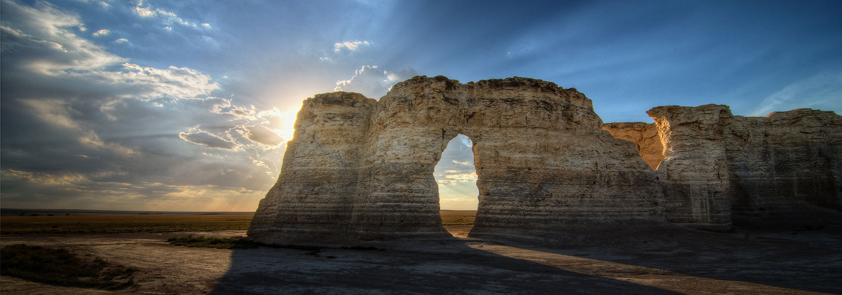 Monument Rocks in Gove County, Kansas