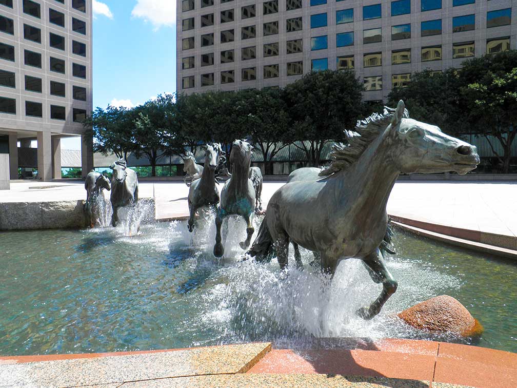 The Mustangs of Las Colinas, Dallas