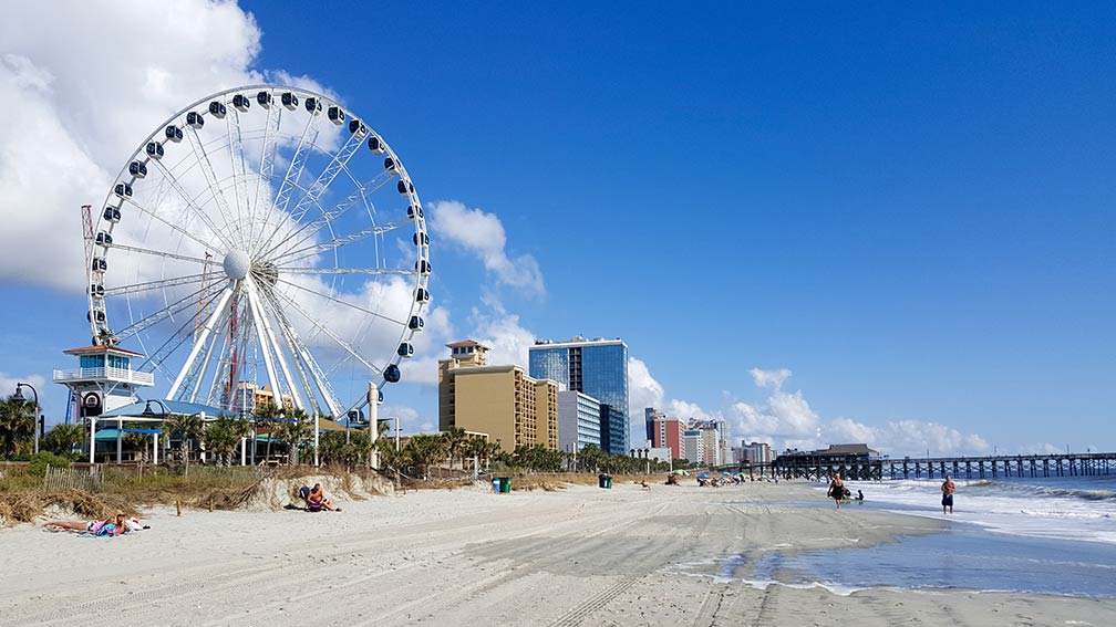 Ferris wheel at Myrtle Beach, South Carolina