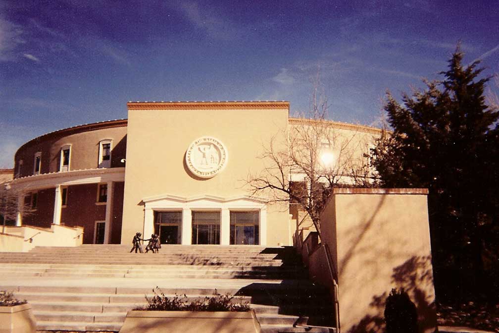 New Mexico State Capitol, located in the city of Santa Fe