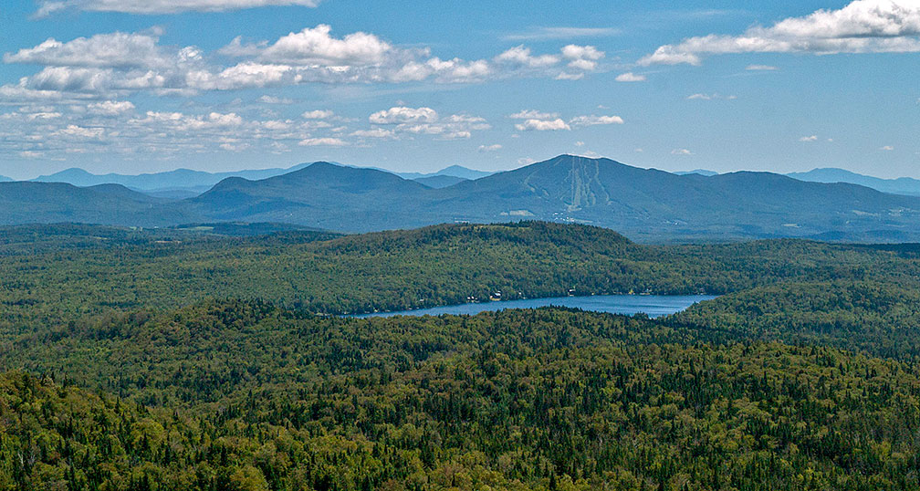 Newark Pond and Burke Mountain in the "Northeast Kingdom"