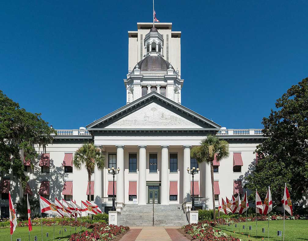 The Historic Capitol of Florida and Florida State Capitol, Tallahassee, United States