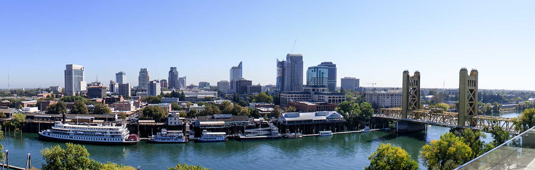 Skyline of Sacramento, California