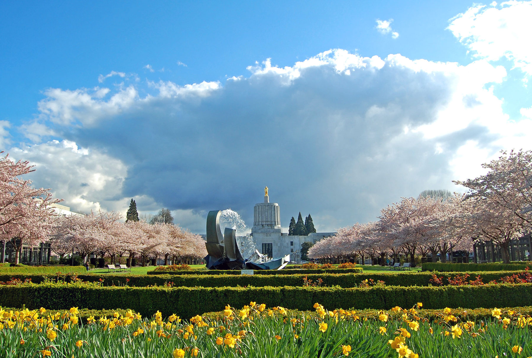 Oregon State Capitol in Salem, Oregon