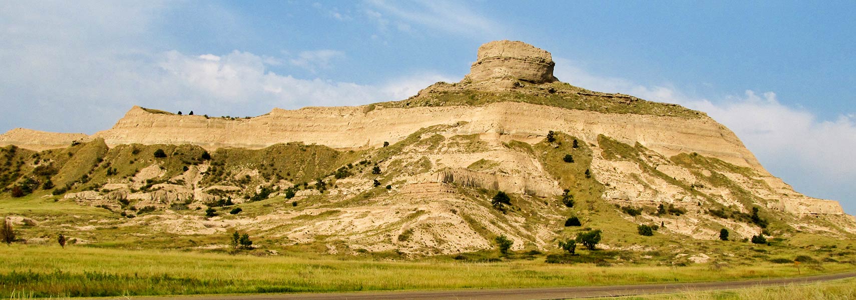 Scotts Bluff National Monument in Scotts Bluff County in Nebraska