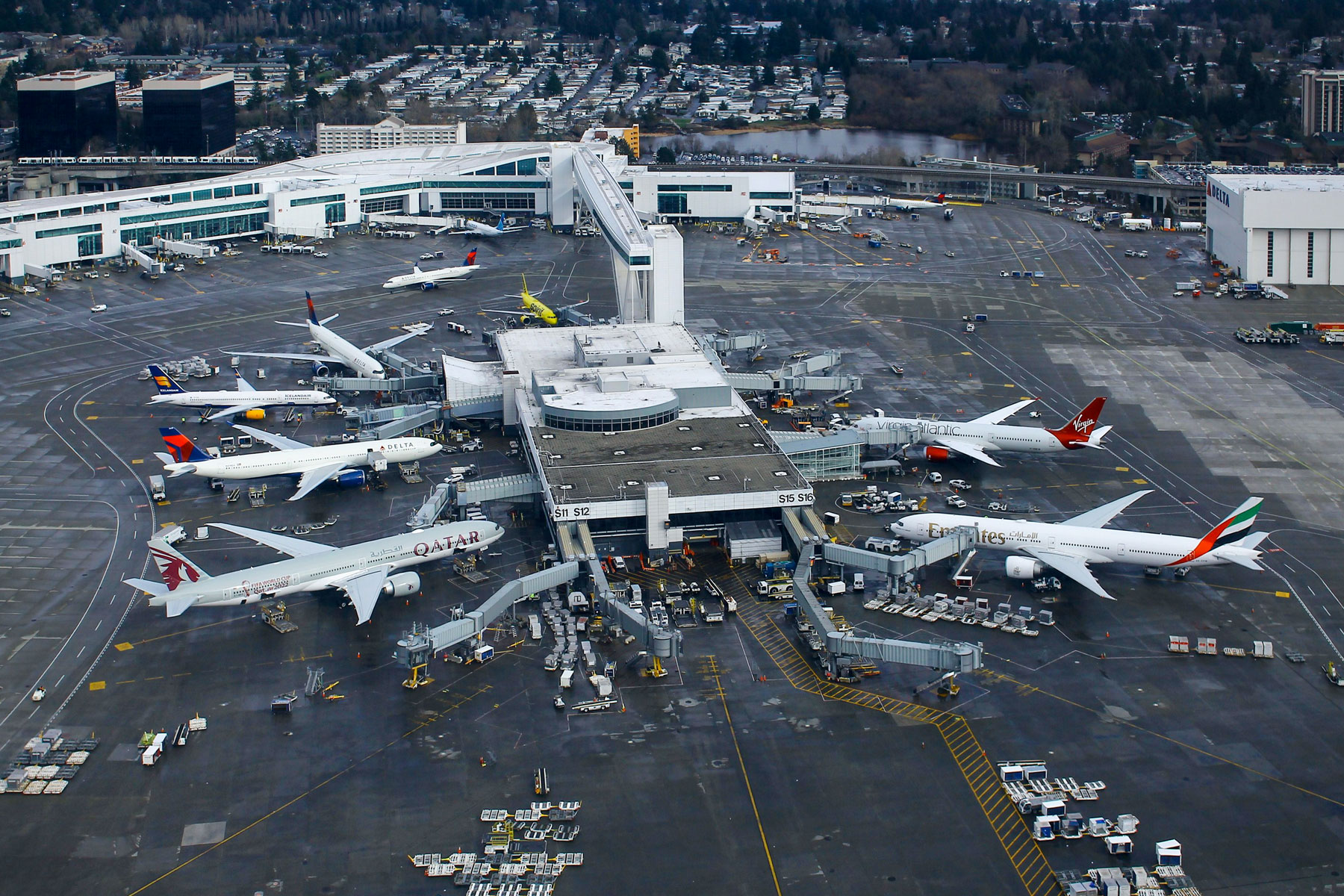 South Satellite Terminal of Seattle-Tacoma International Airport.