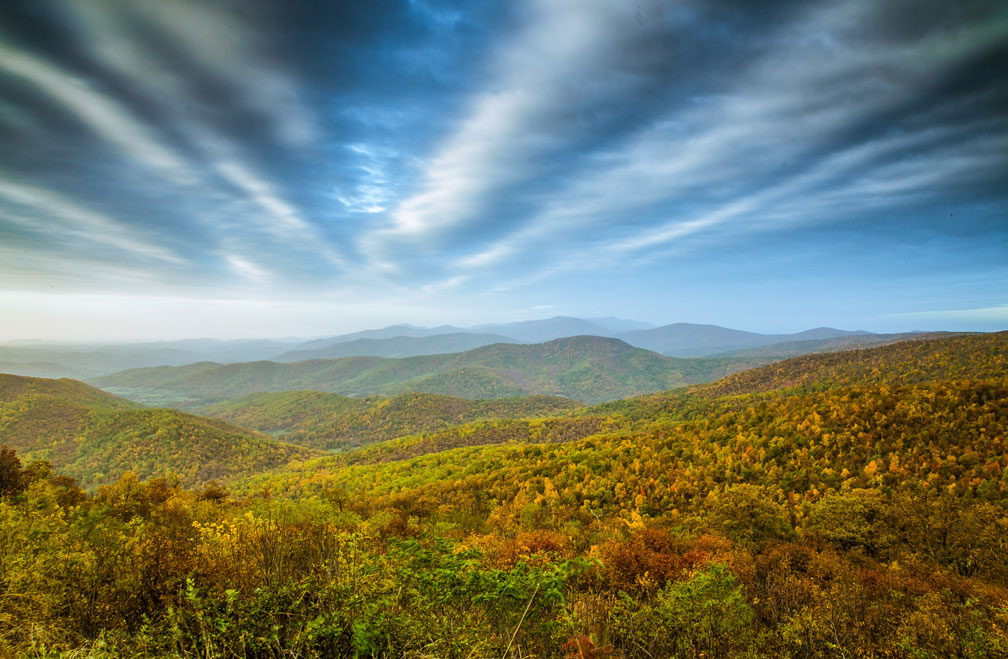 Skyline Drive in Shenandoah National Park