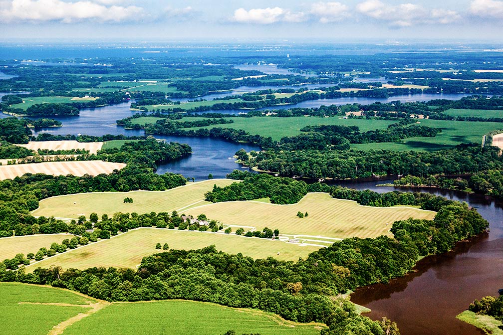 Skipton Creek in Talbot County, Maryland