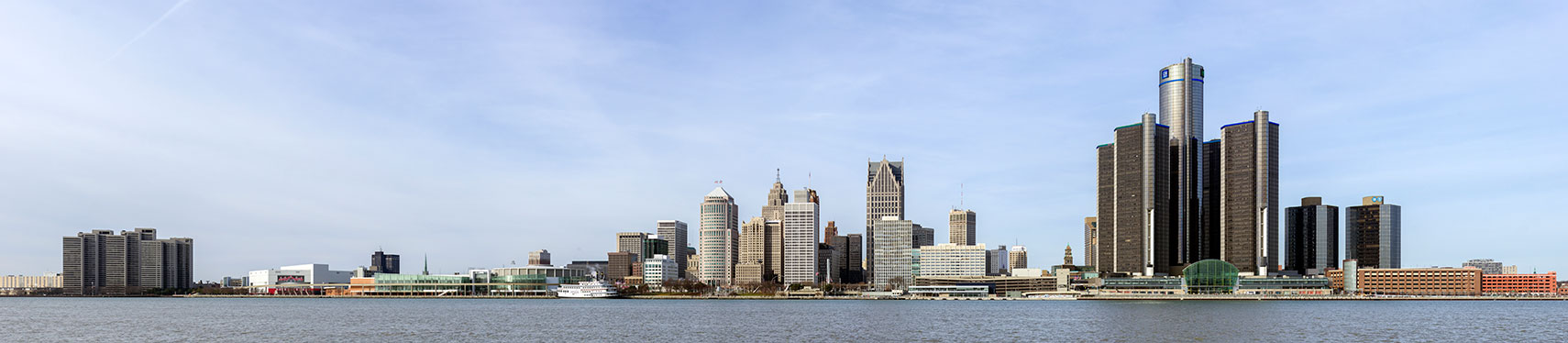 Skyline of Detroit, Michigan