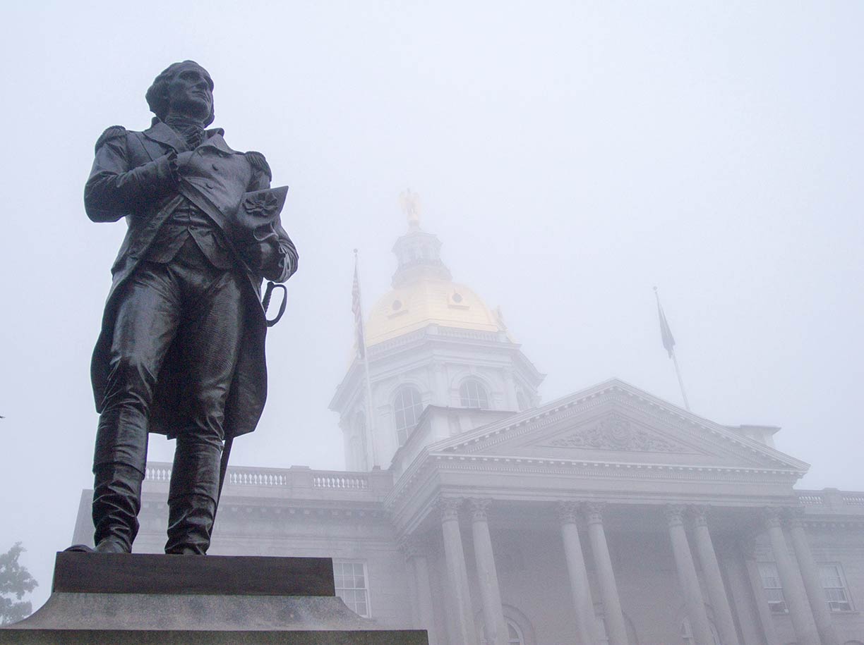 New Hampshire State Capitol in Concord, New Hampshire, USA