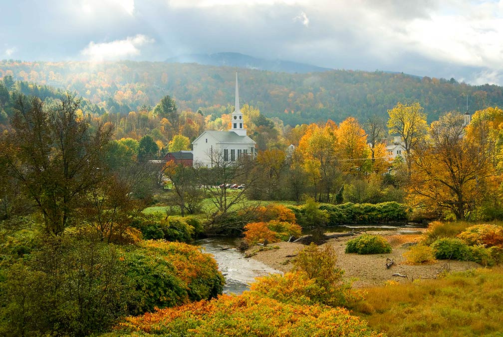 Autumn in Stowe, Vermont