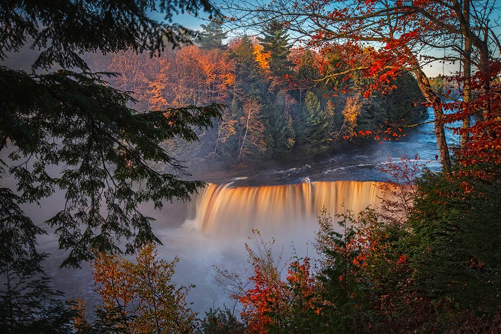 Tahquamenon River Falls,  Upper Peninsula of Michigan