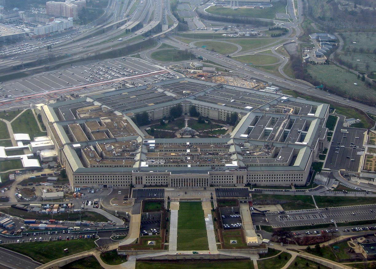 The Pentagon building in Washington, D.C.