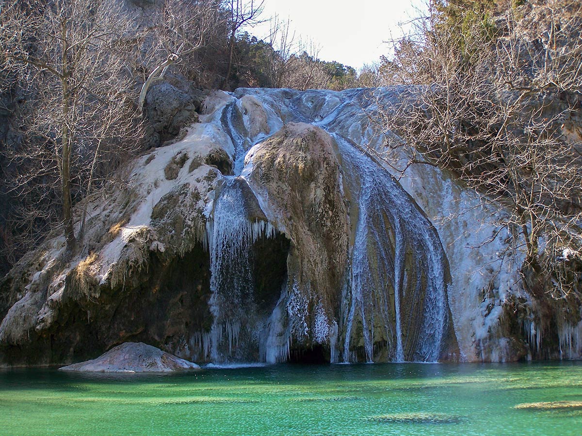 Turner Falls in Winter, Oklahoma