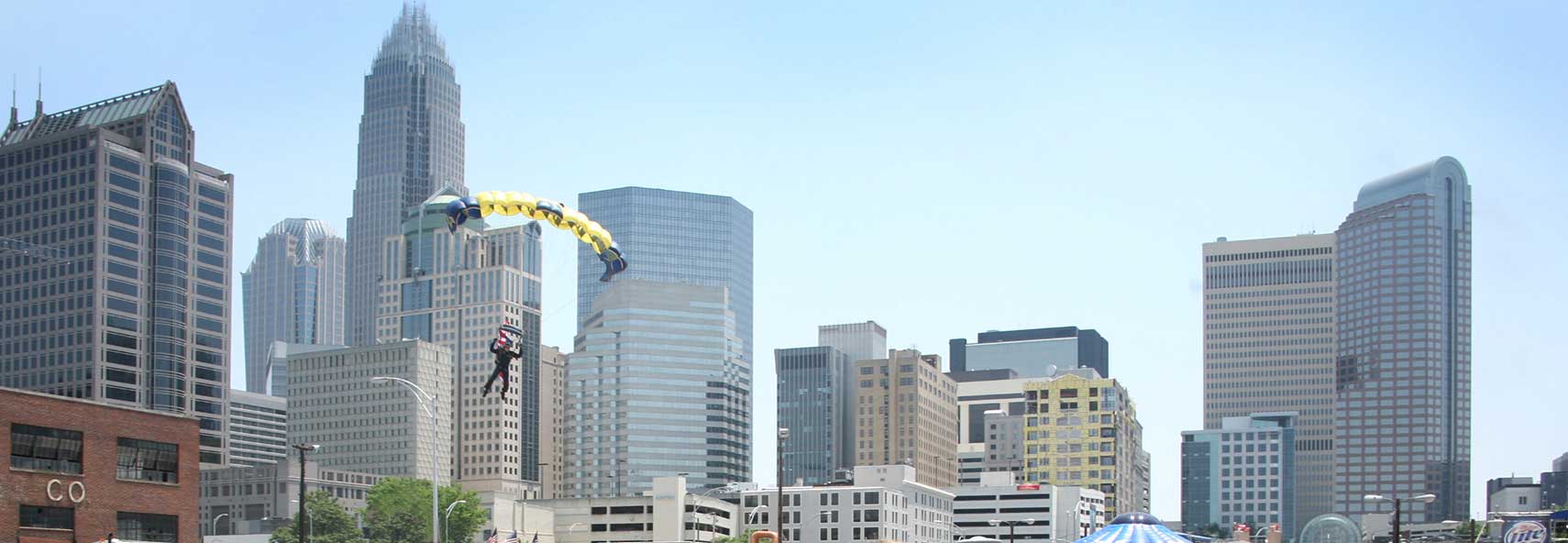 Skyline  of Charlotte, North Carolina, USA