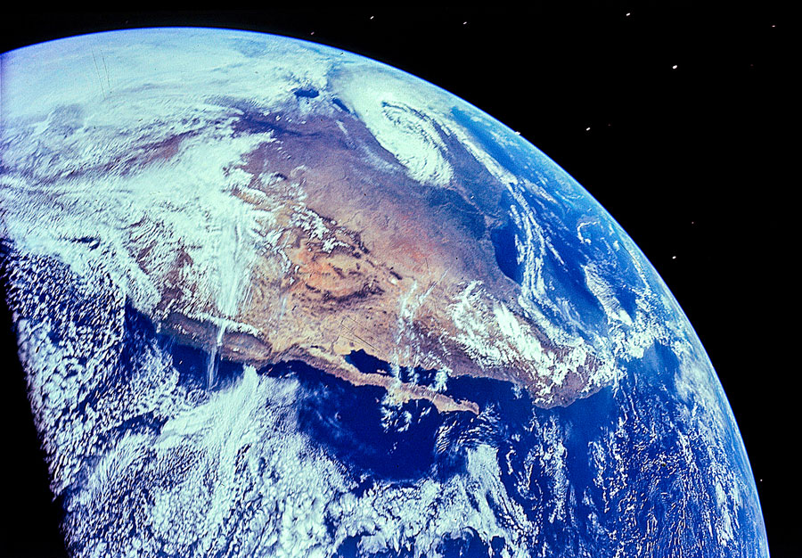 1972 Apollo 16 photo of North America on Earth