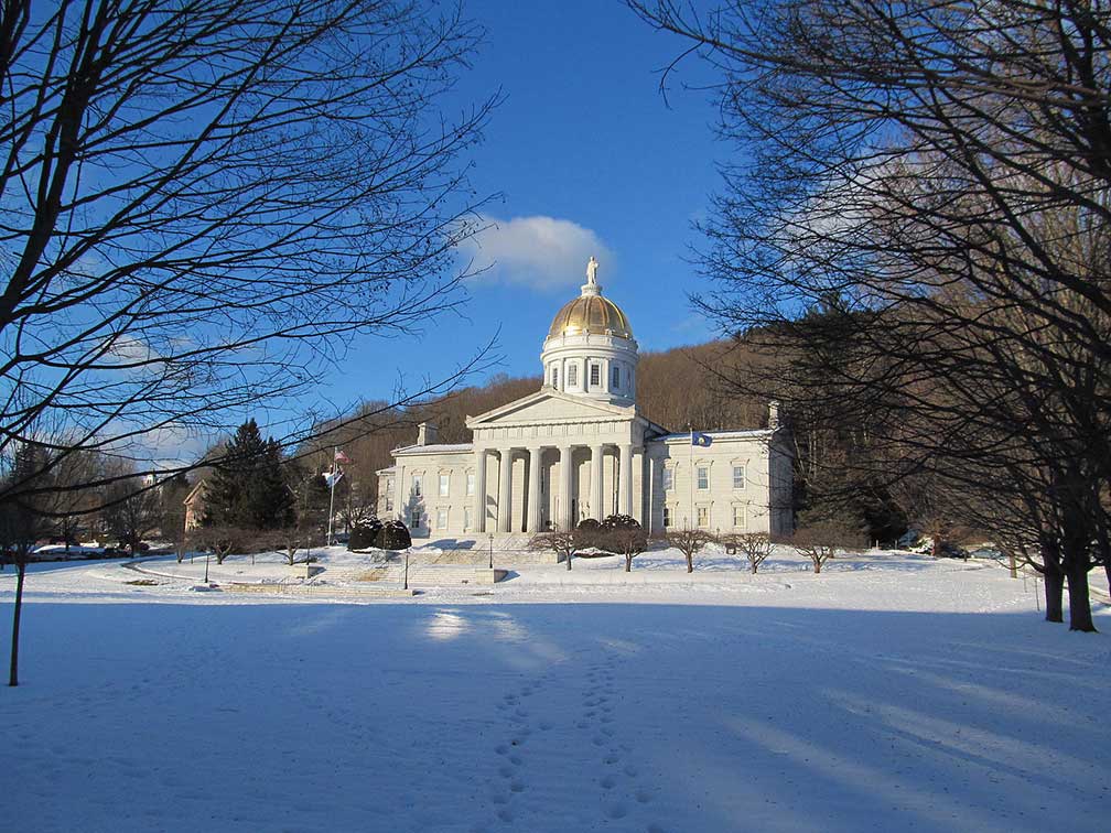 Vermont State House in Montpelier, VT