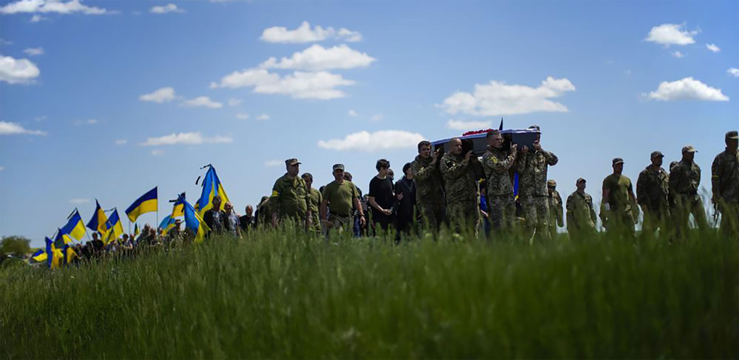 Burial of victims of war