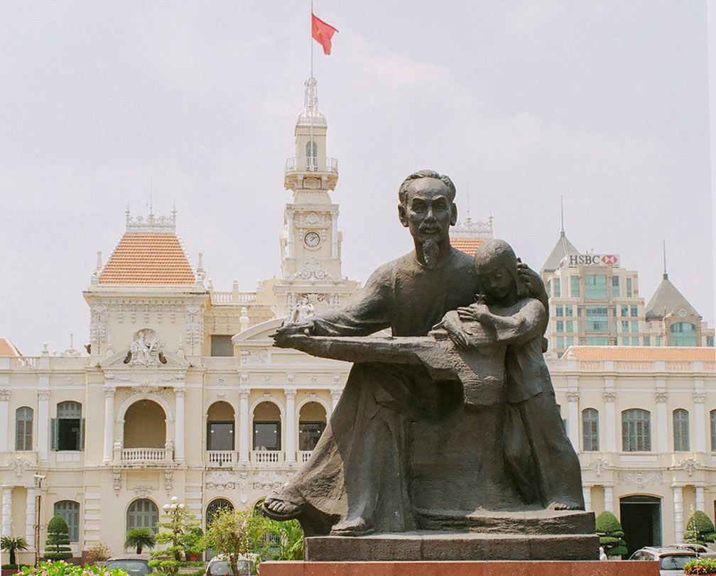 Ho Chi Minh statue at Ho Chi Minh City Hall, Saigon, Ho Chi Minh City