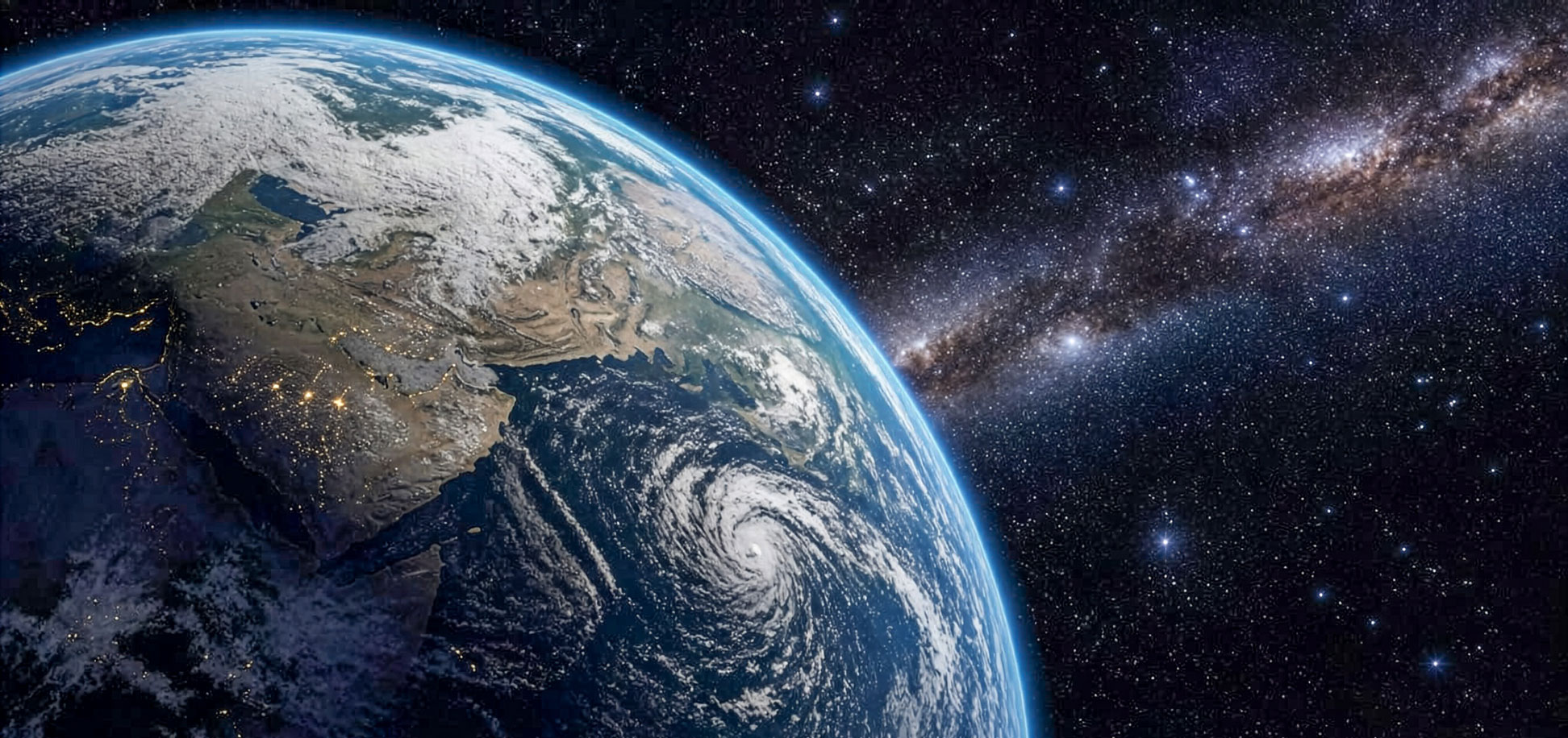 Planet Earth, only known planet that hosts life.