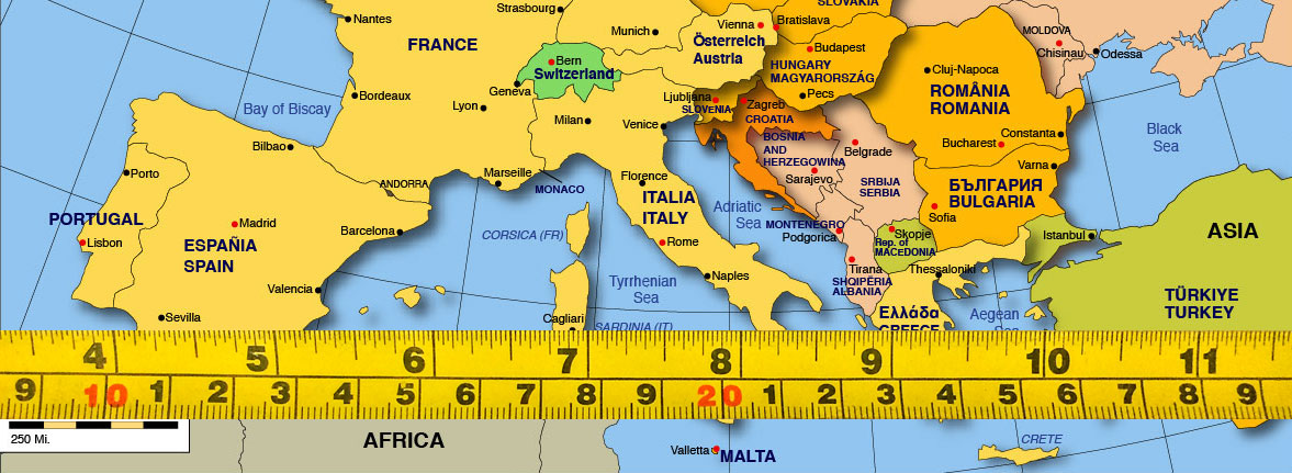 The Largest And The Smallest Countries In The World By Area