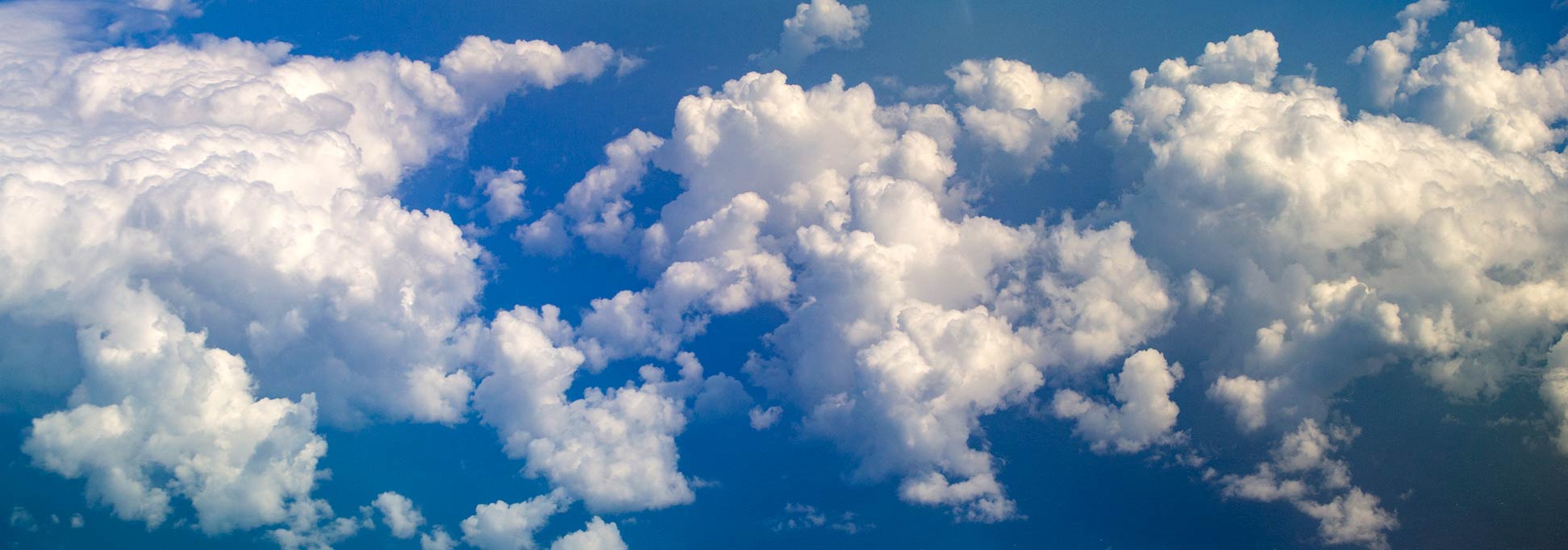 Over the clouds; it's always sunny above the clouds