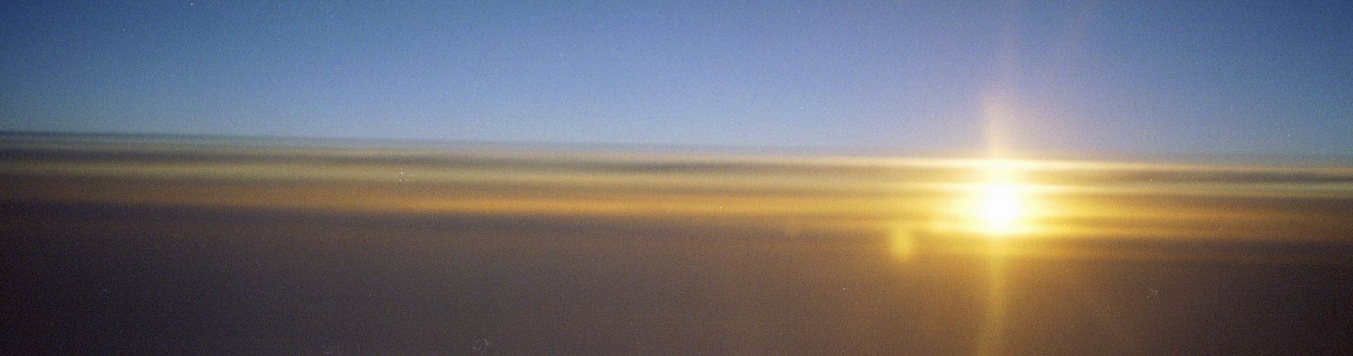 Over the clouds in Sweden, Nordic light