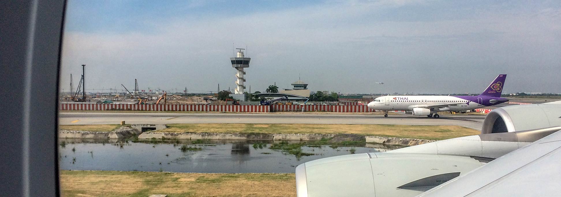 On the runway BKK, ready to take of