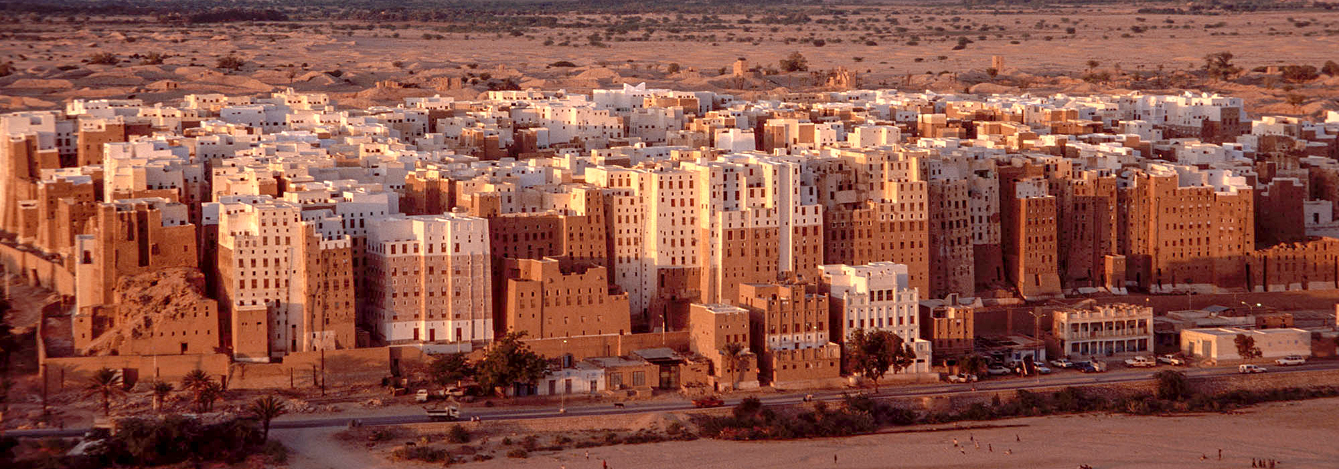 The high-rise architectures at Shibam, Wadi Hadhramaut