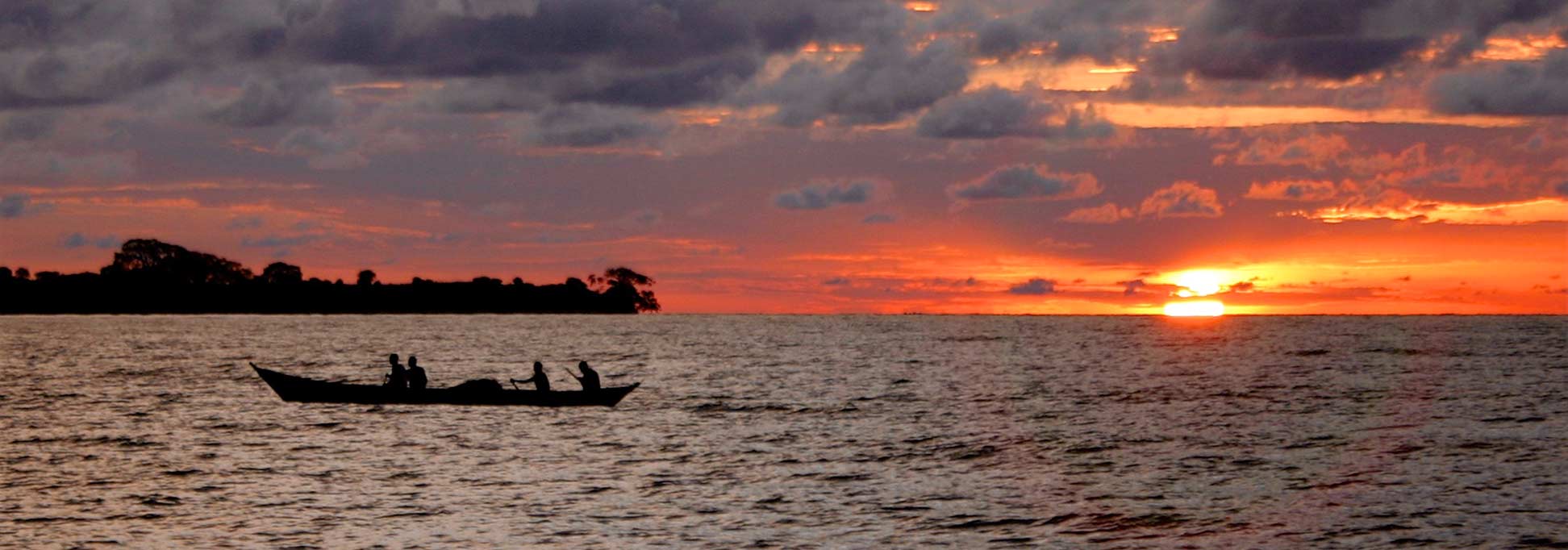 Fishermen on Lake Victoria, Africa's largest lake