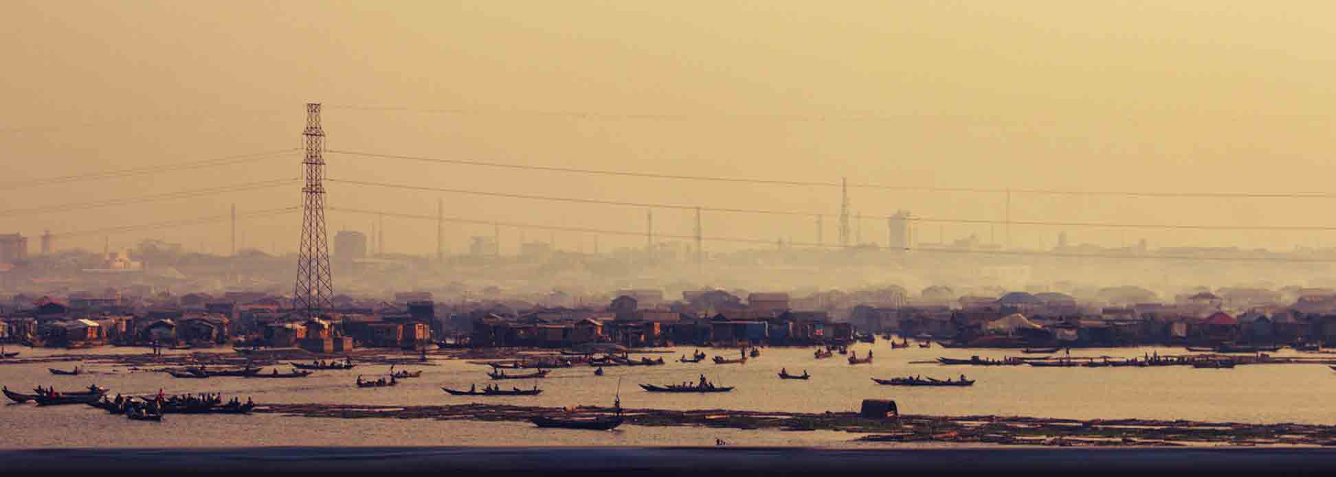 Makoko, a neighbourhood and slum in Lagos, Nigeria
