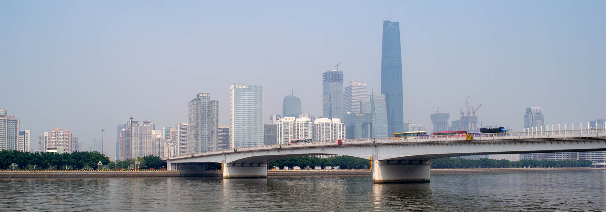 Guangzhou at Zhujiang River, China