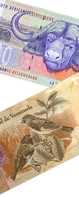 International Currencies And Currency Codes Nations Online Project South African Rand And Venezuelan Bolivan Currency