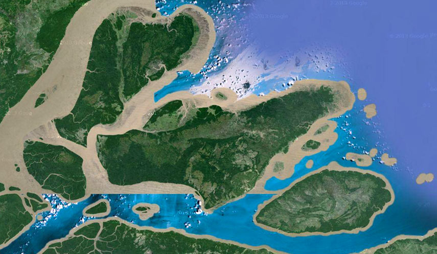 Amazon Delta, Macapa, Brazil