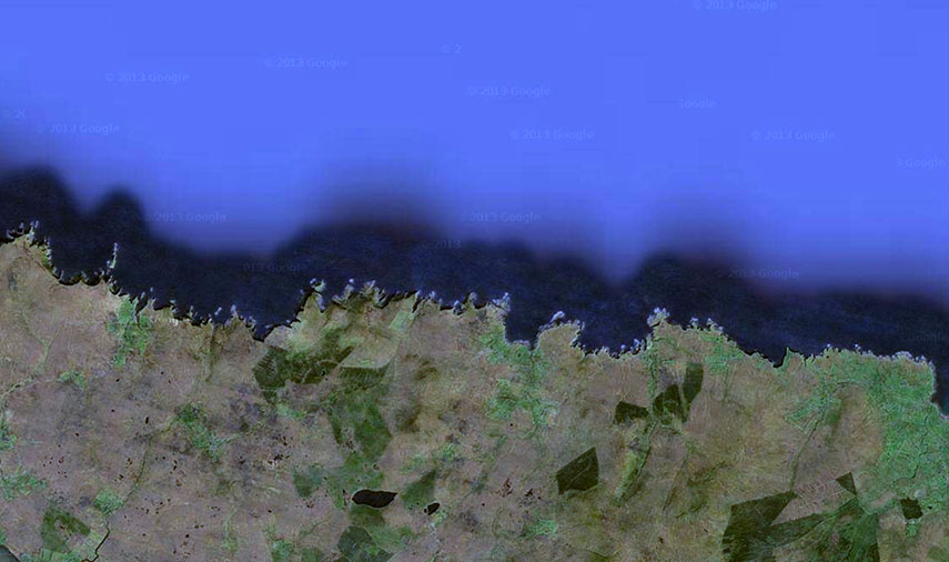 Coastline in North Mayo with Céide Fields in County Mayo, Ireland