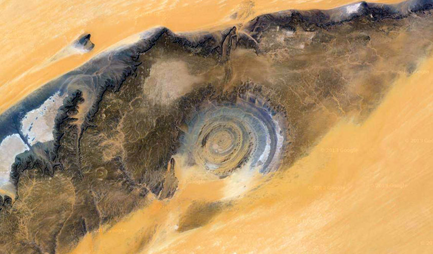 Eye of the Sahara, Mauritania