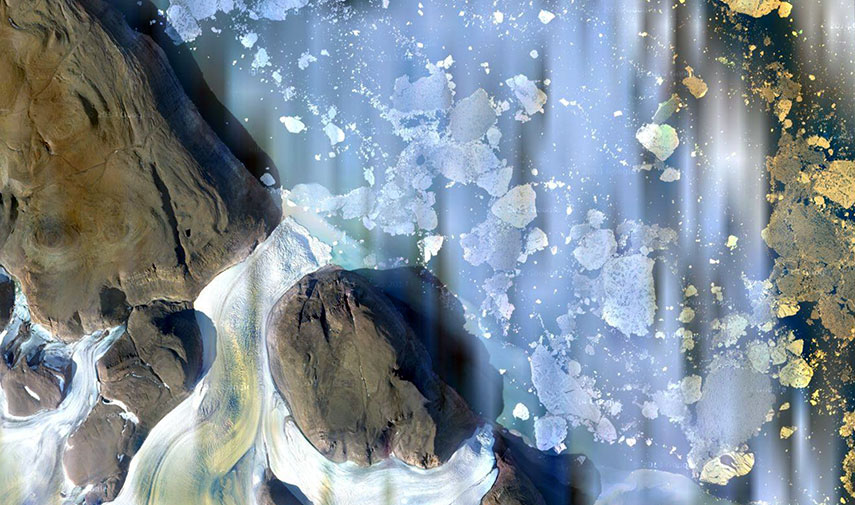 Petermann Glacier in Greenland