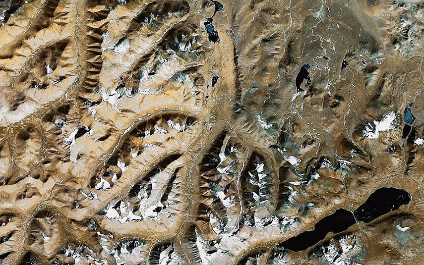 Fractal-Earth, Tibet, China