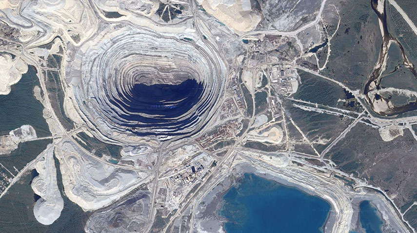 Udachny Diamond Mine, Russia