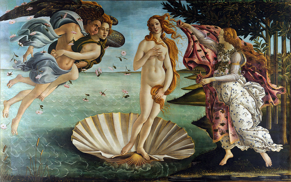 Birth of Venus by Sandro Botticelli