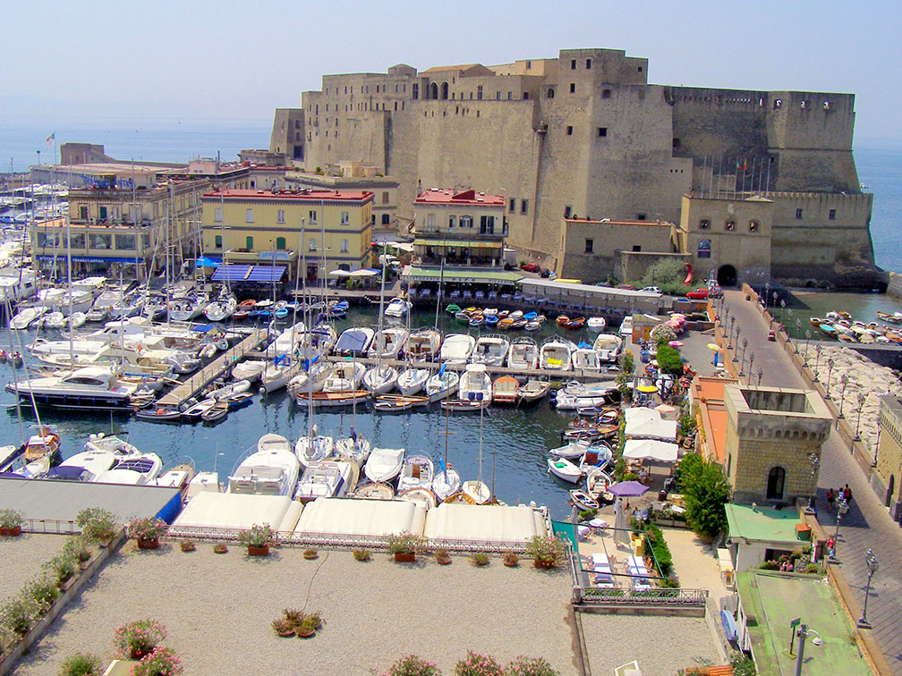 12th century Castel dell'Ovo, Naples, Italy