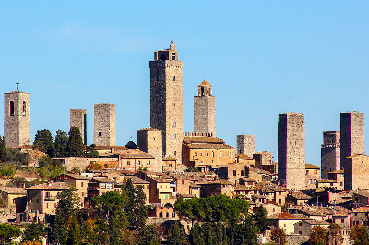 The towers of San Gimignano, Tuscany, Italy