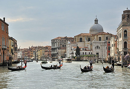 Venice gondolas